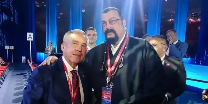 Стивен Сигал встретился с Миннихановым и признался в любви к Татарстану