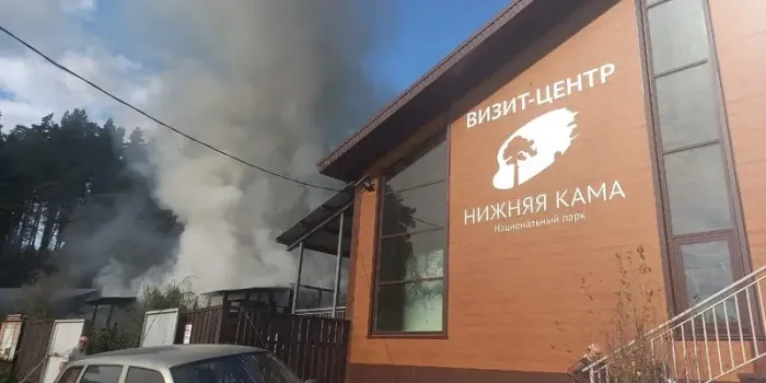 В Тукаевском районе загорелись мастерские визит-центра «Нижняя Кама»
