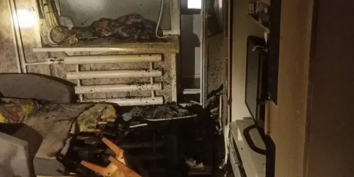 В Лениногорске при пожаре в жилом доме пострадала женщина