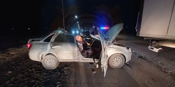 В Альметьевском районе в ДТП с фурой погиб пожилой водитель легковушки