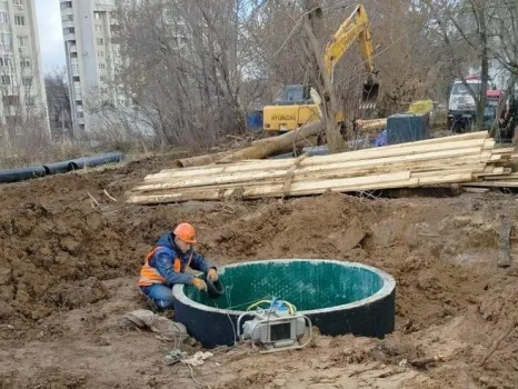 В Казани завершают восстановление канализации после аварии из-за незаконной отсыпки оврага