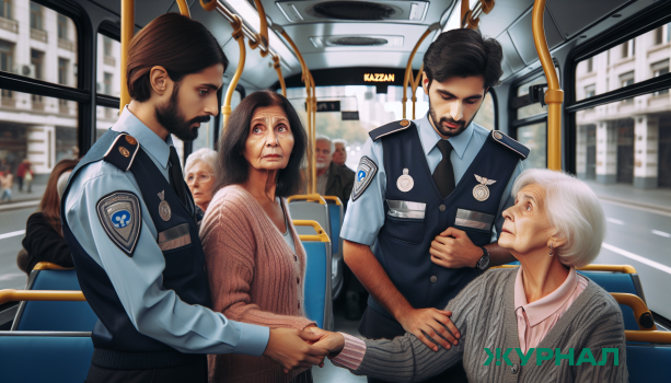 Экипаж казанского автобуса спас пожилую женщину, потерявшую память
