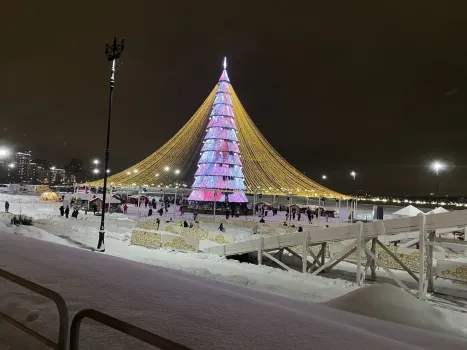Новый год-2026 в Казани: в городе продолжают собирать главную городскую елку