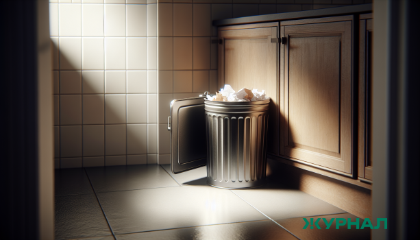 Ушлые хозяйки всегда кладут ватный диск на дно помойного ведра: ни за что не догадаетесь зачем это нужно