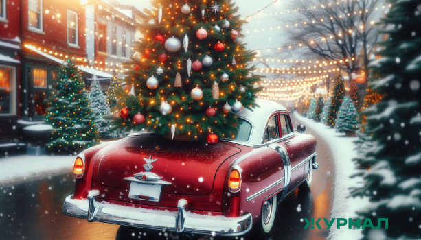 В ГИБДД предупредили водителей Челнов об опасности новогодних гирлянд на машинах