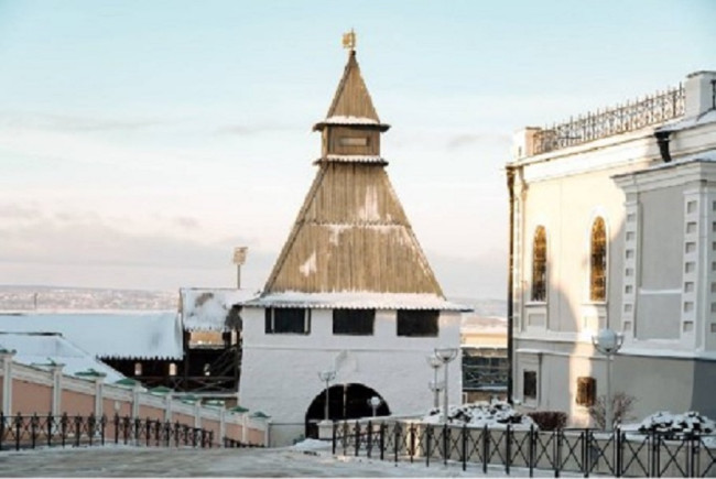 Вход в Казанский Кремль через Преображенскую башню открыт с 1 января