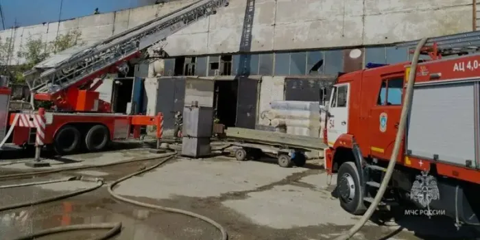 В Челнах на базе СТО произошел пожар
