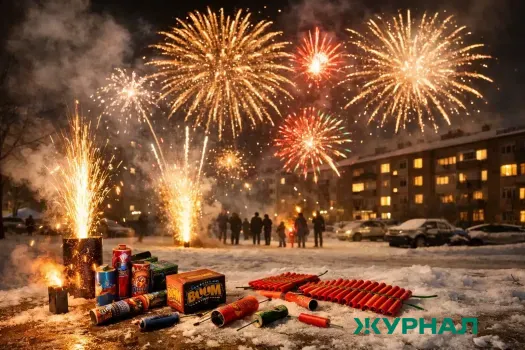 В Набережных Челнах фейерверк повредил балкон на восьмом этаже