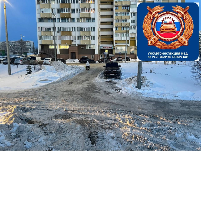 В Набережных Челнах грузовик сбил восьмилетнего мальчика на снегу