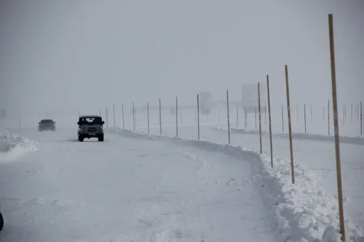 Ледовая переправа через Волгу между Зеленодольском и Нижними Вязовыми открывается завтра