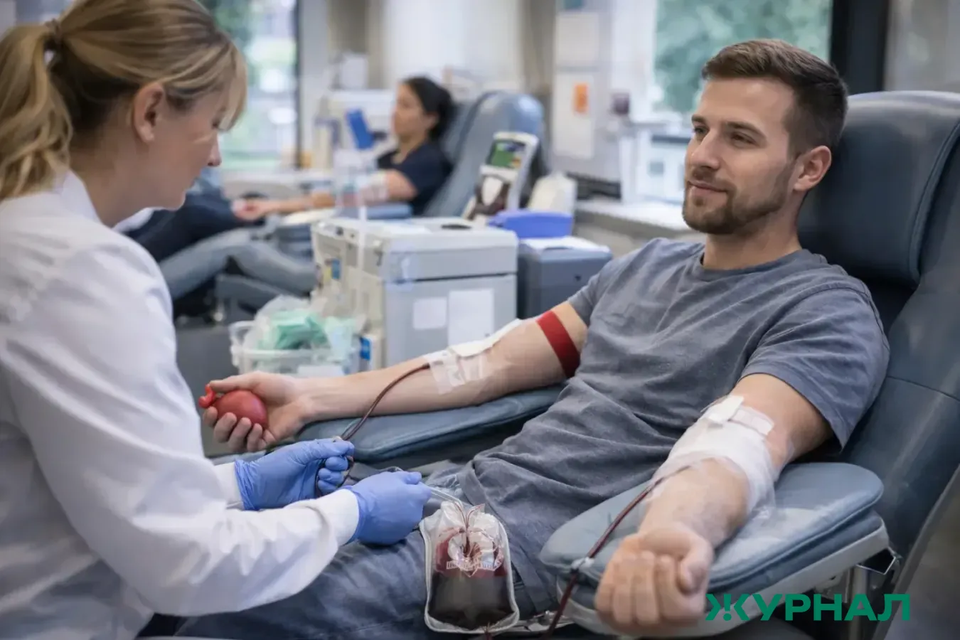 Молодежь «КАМАЗа» сдала кровь в Набережных Челнах в рамках донорской акции