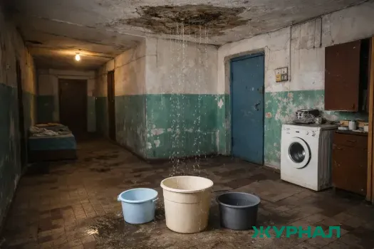 Крыша обрушилась в Казани в жилом доме на улице Беломорской