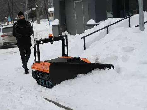 В Казани тестируют беспилотники для уборки снега