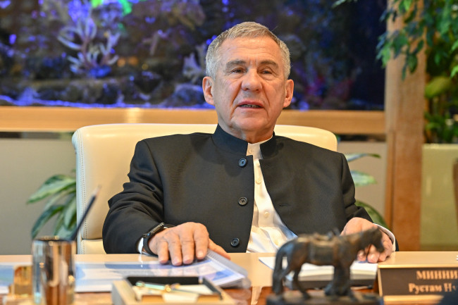 Минниханов и Скуфинский обсудили реализацию программы пространственных данных в Татарстане