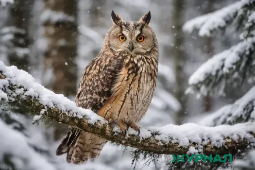 Ястребы и совы в городах Татарстана: как зимние условия влияют на птиц