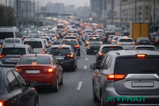 Пробки в Казани достигли 7 баллов из-за ДТП на Оренбургском тракте