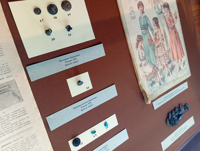 Выставка пуговиц открылась в Музее истории Свияжска
