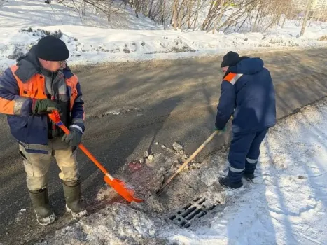 В Казани начались противопаводковые мероприятия из-за таяния снега