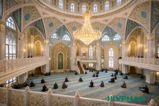 Мусульмане Нижнекамска отметили Ураза-байрам в Центральной мечети