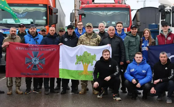 Делегация Кайбицкого района встретилась с военнослужащими в ЛНР