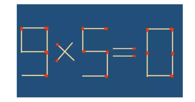 Проверьте свой IQ: решите математическую задачу со спичками за 30 секунд