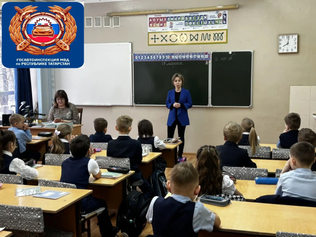 Профилактические мероприятия по безопасности дорожного движения прошли в школах Набережных Челнов
