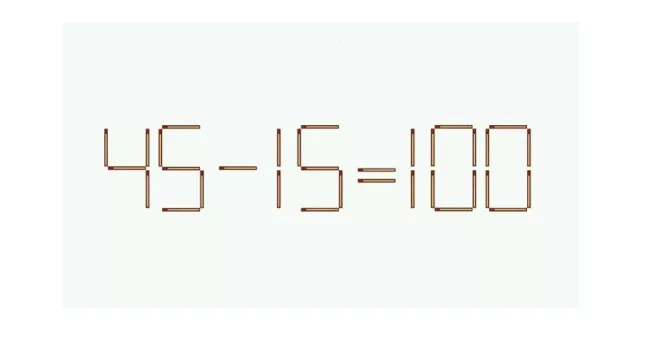 Переставьте одну спичку и решите головоломку за 30 секунд для тренировки ума