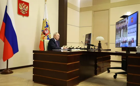 Путин запустил движение беспилотных грузовиков по трассе М-12 «Восток»