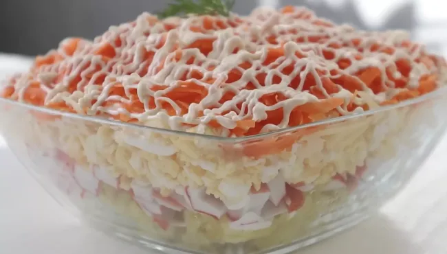 Салат &laquo;Бархатный&raquo;: легкое и воздушное блюдо для новогоднего стола