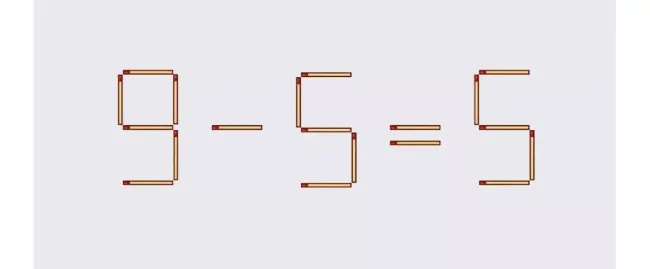 Переставьте одну спичку и проверьте свои логические способности за 15 секунд