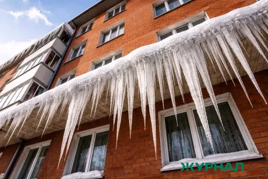 В Казани за зиму выявлено 1331 нарушение по очистке снега с крыш и территорий