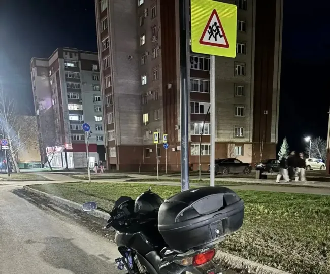 Мотоциклист сбил пешехода на &laquo;зебре&raquo; в Нижнекамске