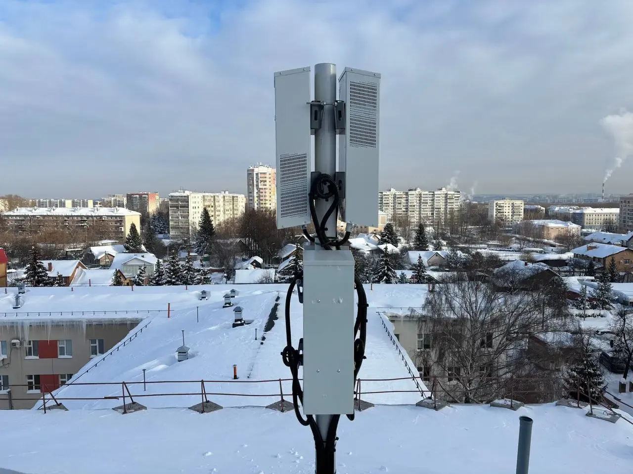 В Нижнекамске установлены новые сирены для оповещения о тревоге