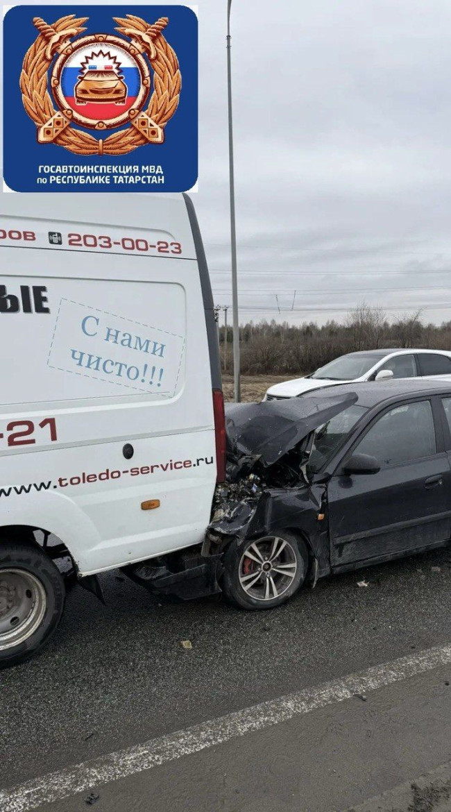 Два водителя пострадали в ДТП на Мензелинском тракте в Набережных Челнах