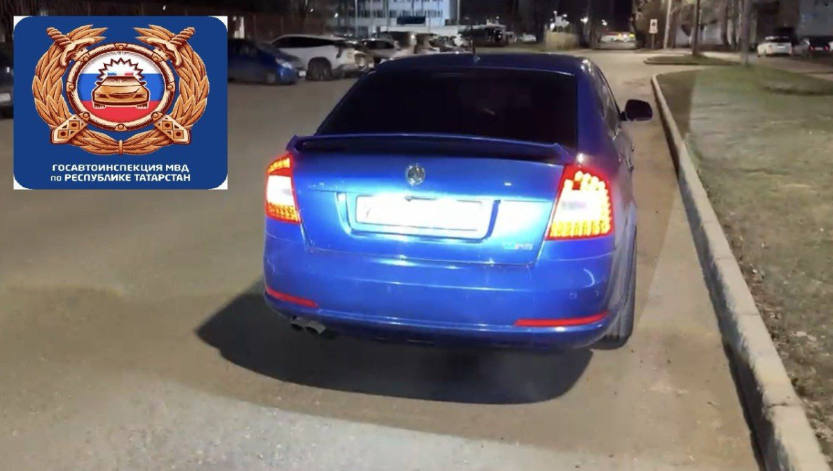 В Набережных Челнах задержан пьяный водитель без прав
