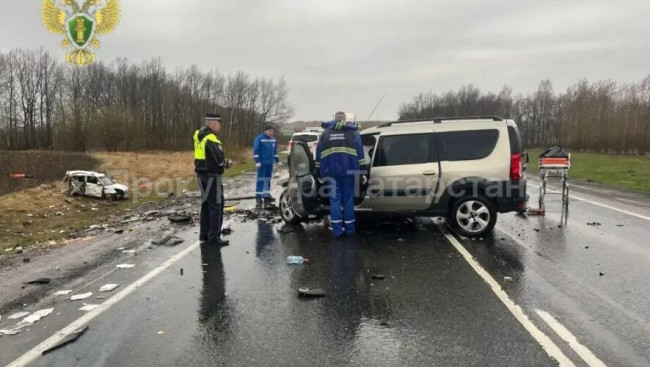 Жесткое ДТП в Чистопольском районе: в столкновении KIA и &laquo;Лады&raquo; погибли два человека