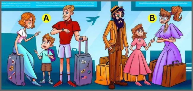 Загадки с картинками: найдите бедную семью за 4 секунды и проверьте свою внимательность