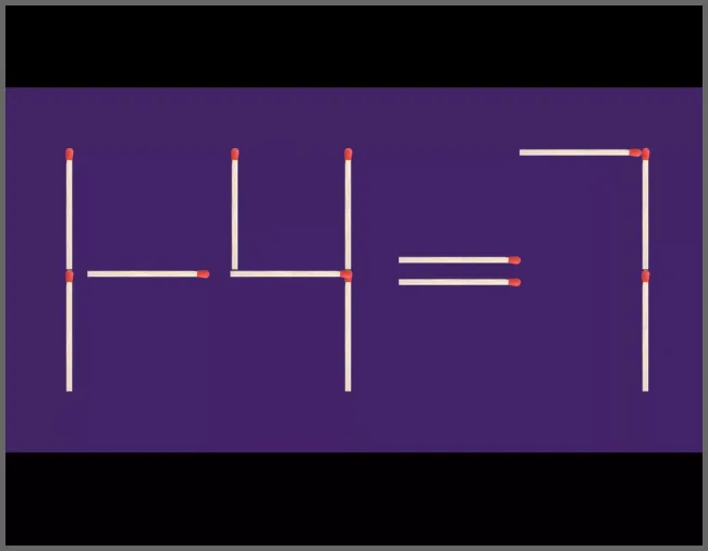 Решите математическую головоломку со спичками и прокачайте мышление за 15 секунд