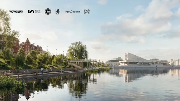 Обновленную концепцию благоустройства набережной озера Нижний Кабан представили в Казани