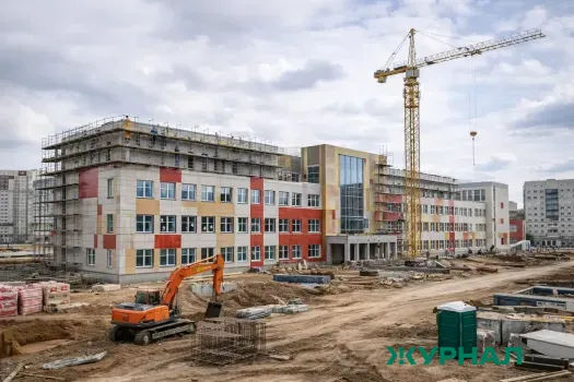 В Буинске продолжается строительство школы на 192 места