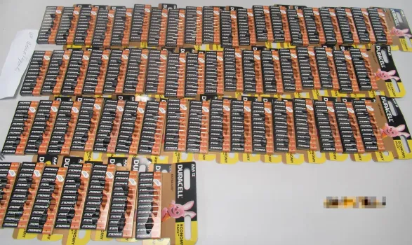 В Татарстане изъяли почти тысячу контрафактных батареек Duracell
