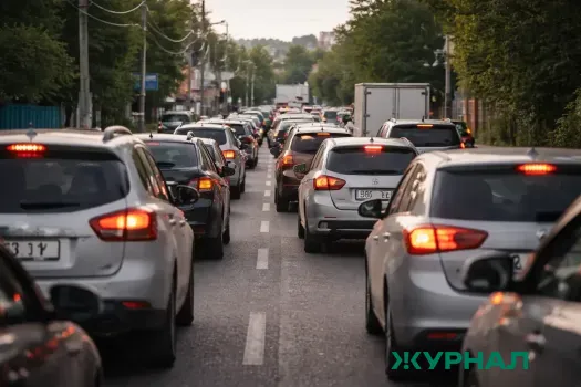 В Набережных Челнах образовалась 7-километровая пробка из-за аварии