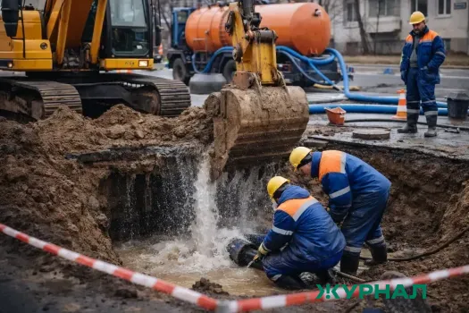 В Набережных Челнах продолжается замена труб в канализационных сетях