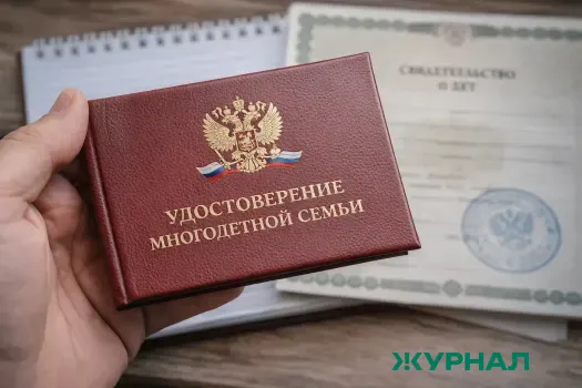 В Нижнекамске многодетным семьям вручили удостоверения