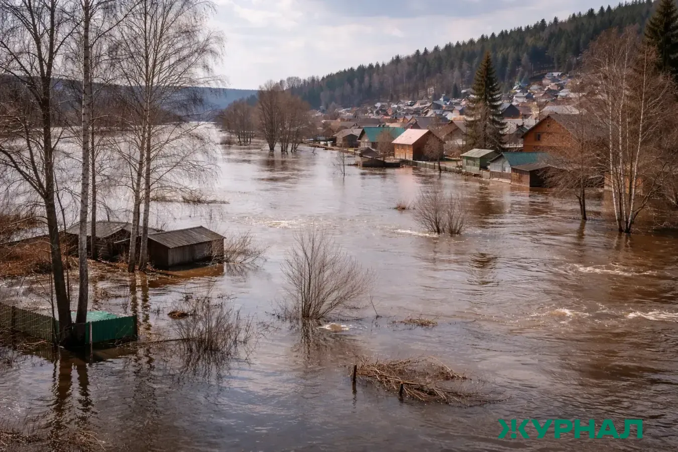 Подтопление участков в Татарстане сохраняется в Зеленодольском и Кукморском районах